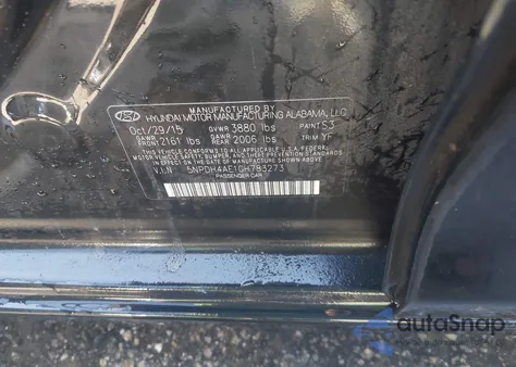 2016 Hyundai Elantra Se z USA, uszkodzony, nr VIN 5NPDH4AE1GH783273